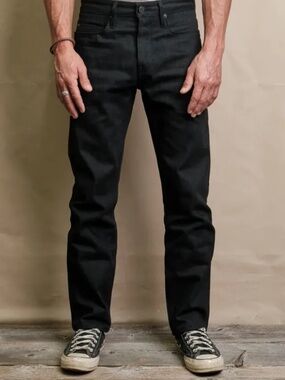Freenote Cloth - Portola Classic Taper Raw Black Grey - 31